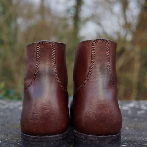 View photo of SKOOB M-43 Service Shoes in Brown Italian Horsebutt