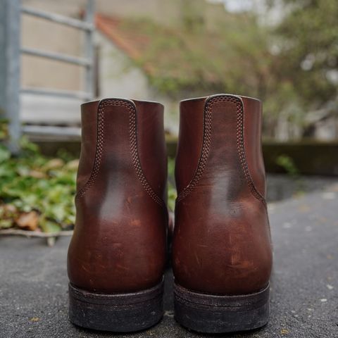 View photo of SKOOB M-43 Service Shoes in Brown Italian Horsebutt