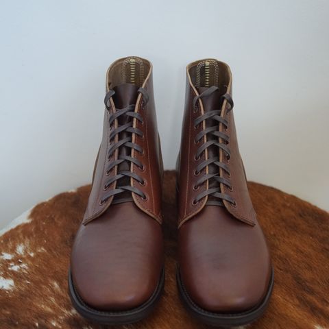 SKOOB M-43 Service Shoes in Brown Italian Horsebutt