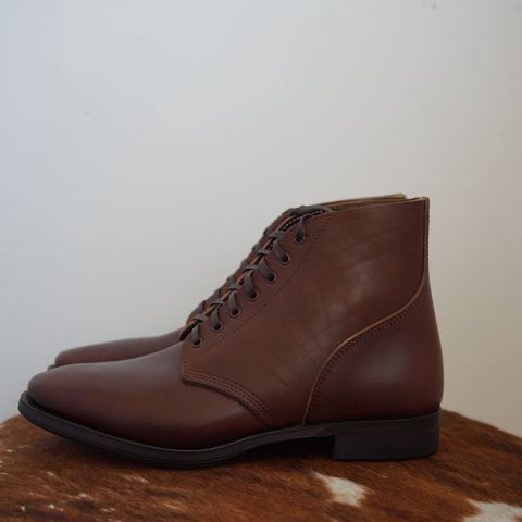 SKOOB M-43 Service Shoes in Brown Italian Horsebutt