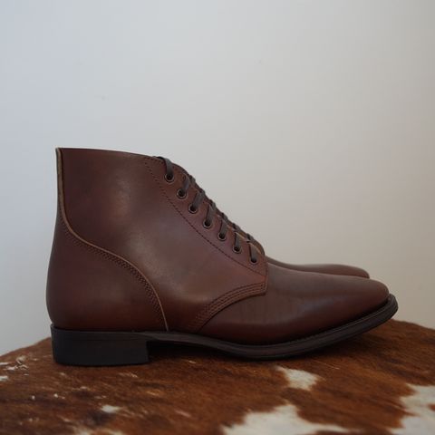 SKOOB M-43 Service Shoes in Brown Italian Horsebutt