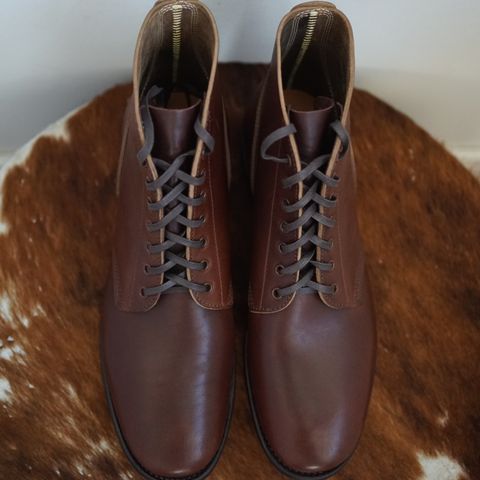 SKOOB M-43 Service Shoes in Brown Italian Horsebutt