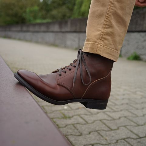 SKOOB M-43 Service Shoes in Brown Italian Horsebutt