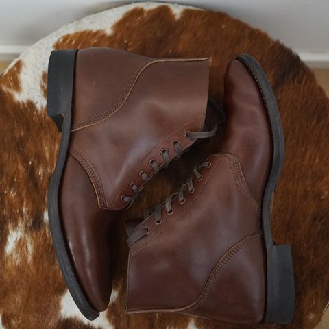 SKOOB M-43 Service Shoes in Brown Italian Horsebutt