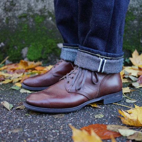 SKOOB M-43 Service Shoes in Brown Italian Horsebutt