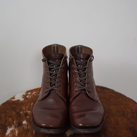 SKOOB M-43 Service Shoes in Brown Italian Horsebutt