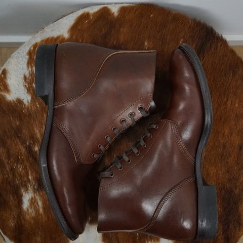 SKOOB M-43 Service Shoes in Brown Italian Horsebutt