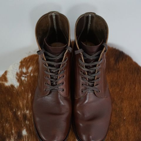 SKOOB M-43 Service Shoes in Brown Italian Horsebutt