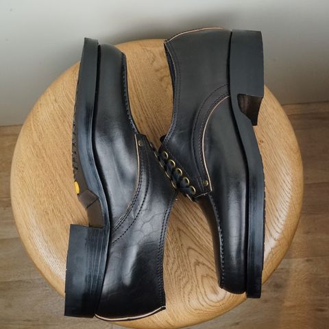 DIY Derby Shoe Model Laura in Corium Horsebutt Teacore Black