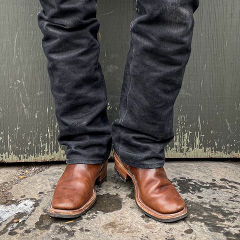 Clinch Engineer Boots 11-Inch Height in Natural Horsebutt