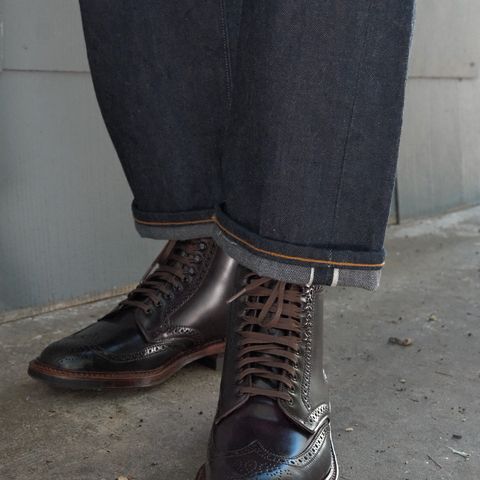 Alden Wingtip Boot in Horween Color 8 Shell Cordovan