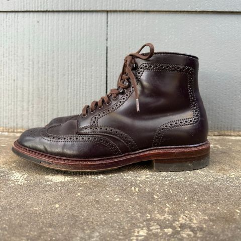 Alden Wingtip Boot in Horween Color 8 Shell Cordovan