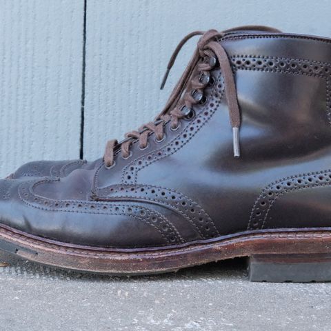 Alden Wingtip Boot in Horween Color 8 Shell Cordovan