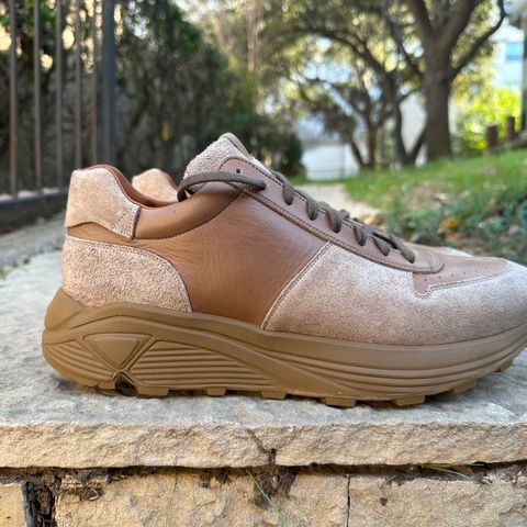 Viberg Sneaker in Horween Natural Chromexcel