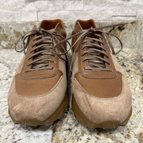 Viberg Sneaker in Horween Natural Chromexcel