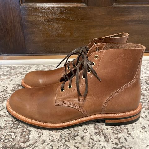 Oak Street Bootmakers Field Boot in Horween Natural Chromexcel