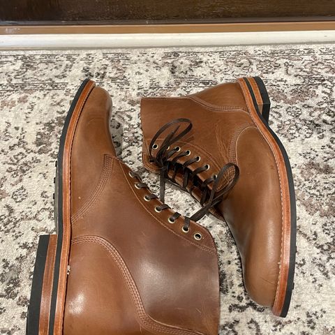 Oak Street Bootmakers Field Boot in Horween Natural Chromexcel