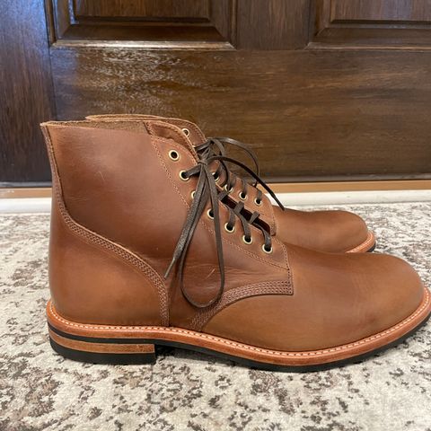 Oak Street Bootmakers Field Boot in Horween Natural Chromexcel