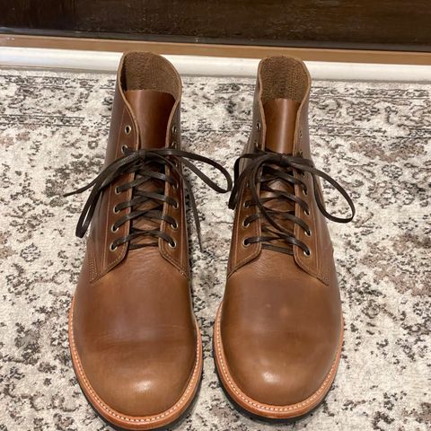 Oak Street Bootmakers Field Boot in Horween Natural Chromexcel
