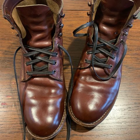 View photo of Wolverine 1000 Mile Plain-Toe Boot in Horween Color 8 Chromexcel