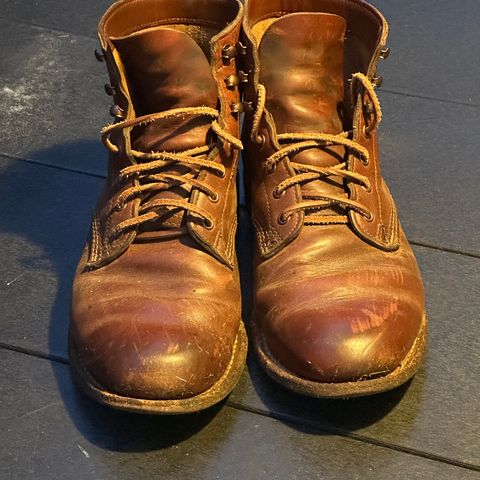 View photo of Wolverine 1000 Mile Plain-Toe Boot in Horween Color 8 Chromexcel