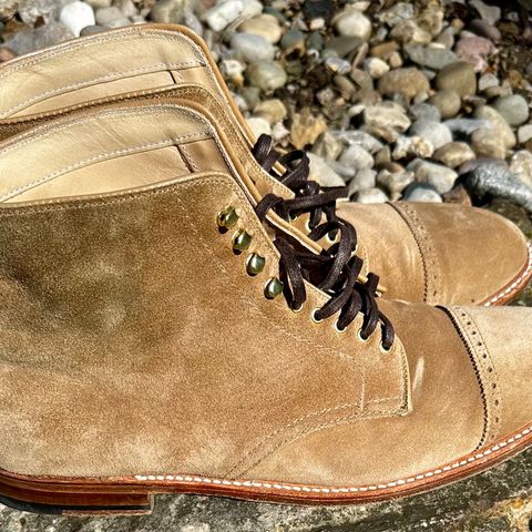 Search result thumbnail of Alden x Leffot Cooney Boot in Tan Suede