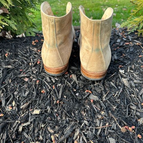 View photo of Alden x Leffot Cooney Boot in Tan Suede