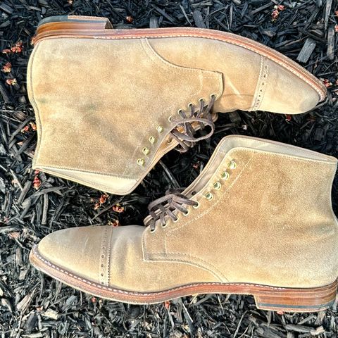 View photo of Alden x Leffot Cooney Boot in Tan Suede