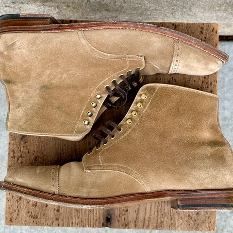 View photo of Alden x Leffot Cooney Boot in Tan Suede