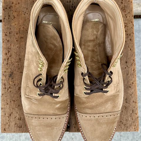 View photo of Alden x Leffot Cooney Boot in Tan Suede