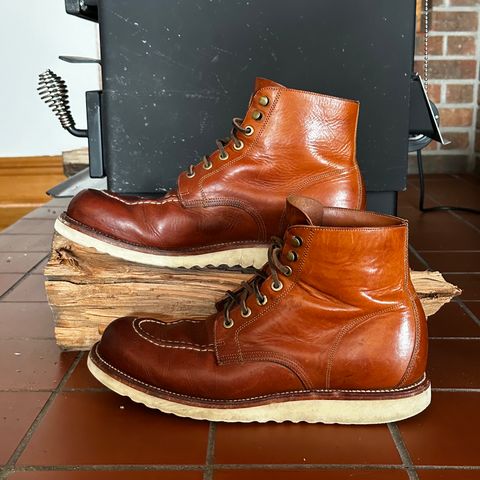 View photo of Grant Stone Brass Boot in Badalassi Carlo Saddle Tan Minerva