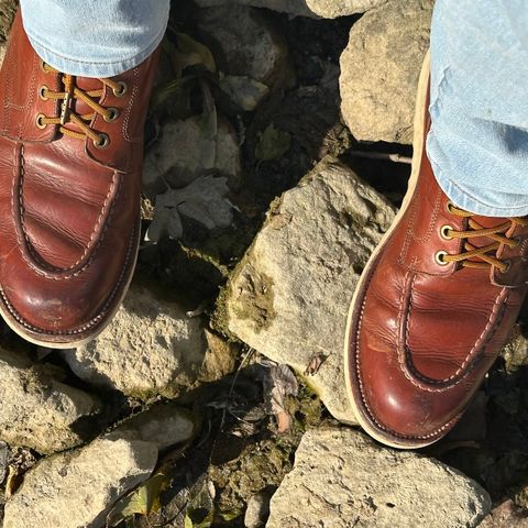 View photo of Grant Stone Brass Boot in Badalassi Carlo Saddle Tan Minerva