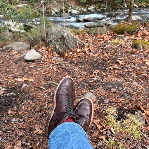 View photo of Alden Indy Boot in Horween Brown Chromexcel