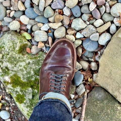 View photo of Alden Indy Boot in Horween Brown Chromexcel