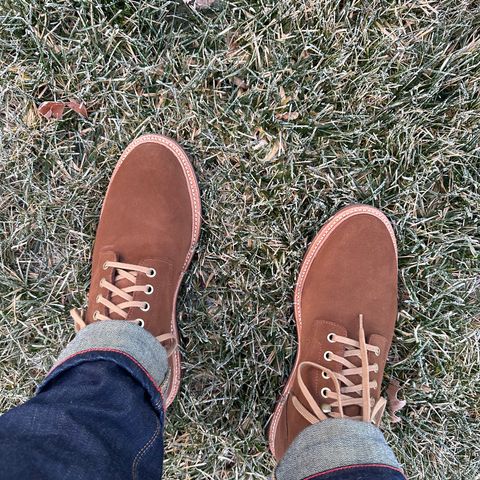 Search result thumbnail of Grant Stone Diesel Boot in C.F. Stead Bourbon Repello Calf Suede