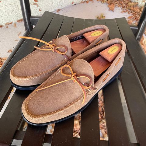 Rancourt & Co. Gilman Camp Moc in Horween Natural Chromexcel Roughout