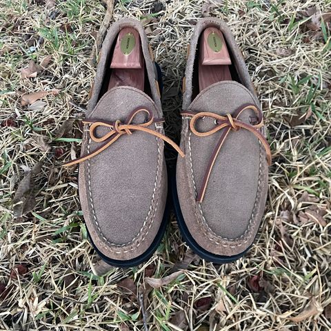 Rancourt & Co. Gilman Camp Moc in Horween Natural Chromexcel Roughout