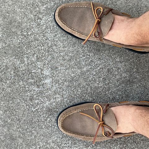 Rancourt & Co. Gilman Camp Moc in Horween Natural Chromexcel Roughout