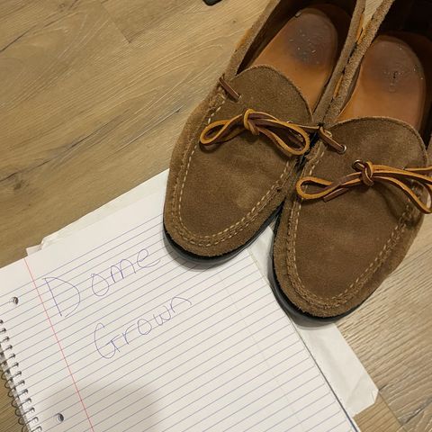 Rancourt & Co. Gilman Camp Moc in Horween Natural Chromexcel Roughout