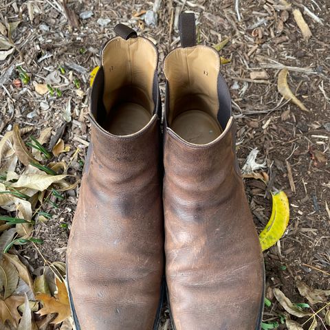 Rider Boot Co. Fritz in C.F. Stead Snuff Waxed Kudu
