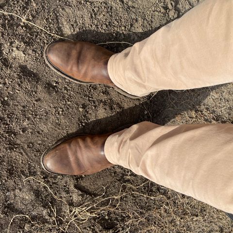 Rider Boot Co. Fritz in C.F. Stead Snuff Waxed Kudu