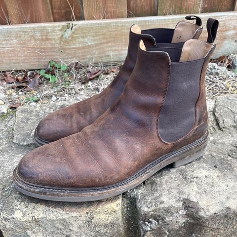 Rider Boot Co. Fritz in C.F. Stead Snuff Waxed Kudu