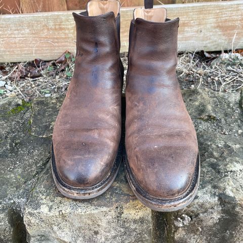 Rider Boot Co. Fritz in C.F. Stead Snuff Waxed Kudu