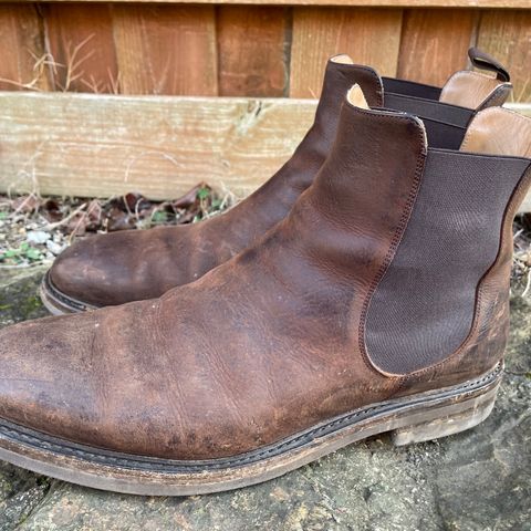 Rider Boot Co. Fritz in C.F. Stead Snuff Waxed Kudu