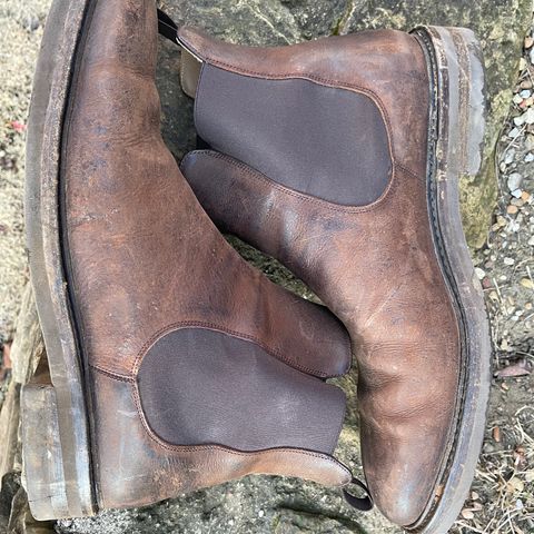 Rider Boot Co. Fritz in C.F. Stead Snuff Waxed Kudu