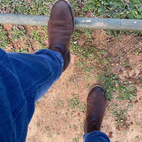 Rider Boot Co. Fritz in C.F. Stead Snuff Waxed Kudu
