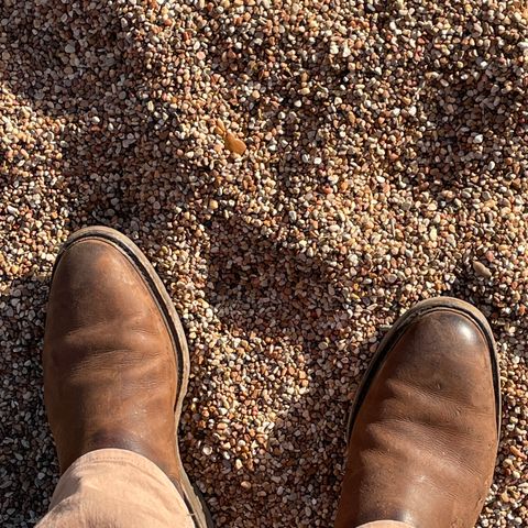 Rider Boot Co. Fritz in C.F. Stead Snuff Waxed Kudu