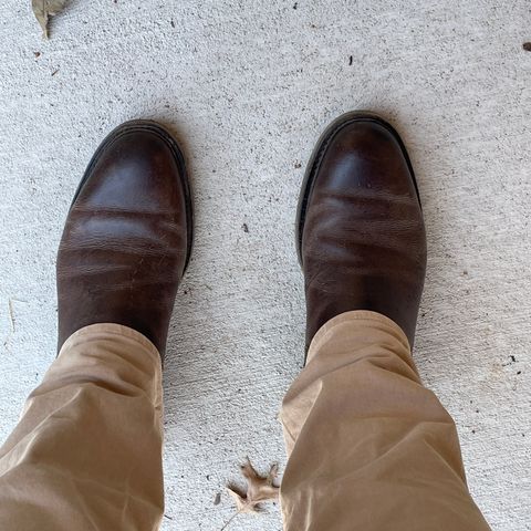 Rider Boot Co. Fritz in C.F. Stead Snuff Waxed Kudu