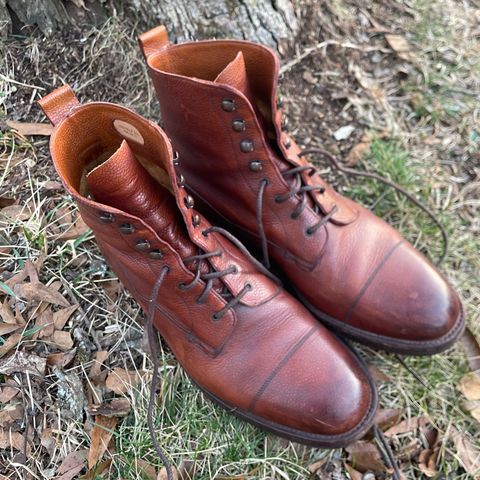 Edward Green Galway in Rosewood Country Calf
