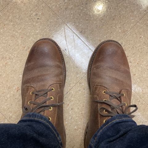 John Lofgren The Steadfast Chukka Boots in Horween Natural Chromexcel Roughout